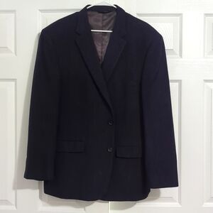 Jos A Bank Sports Coat, Dark Blue, 48L